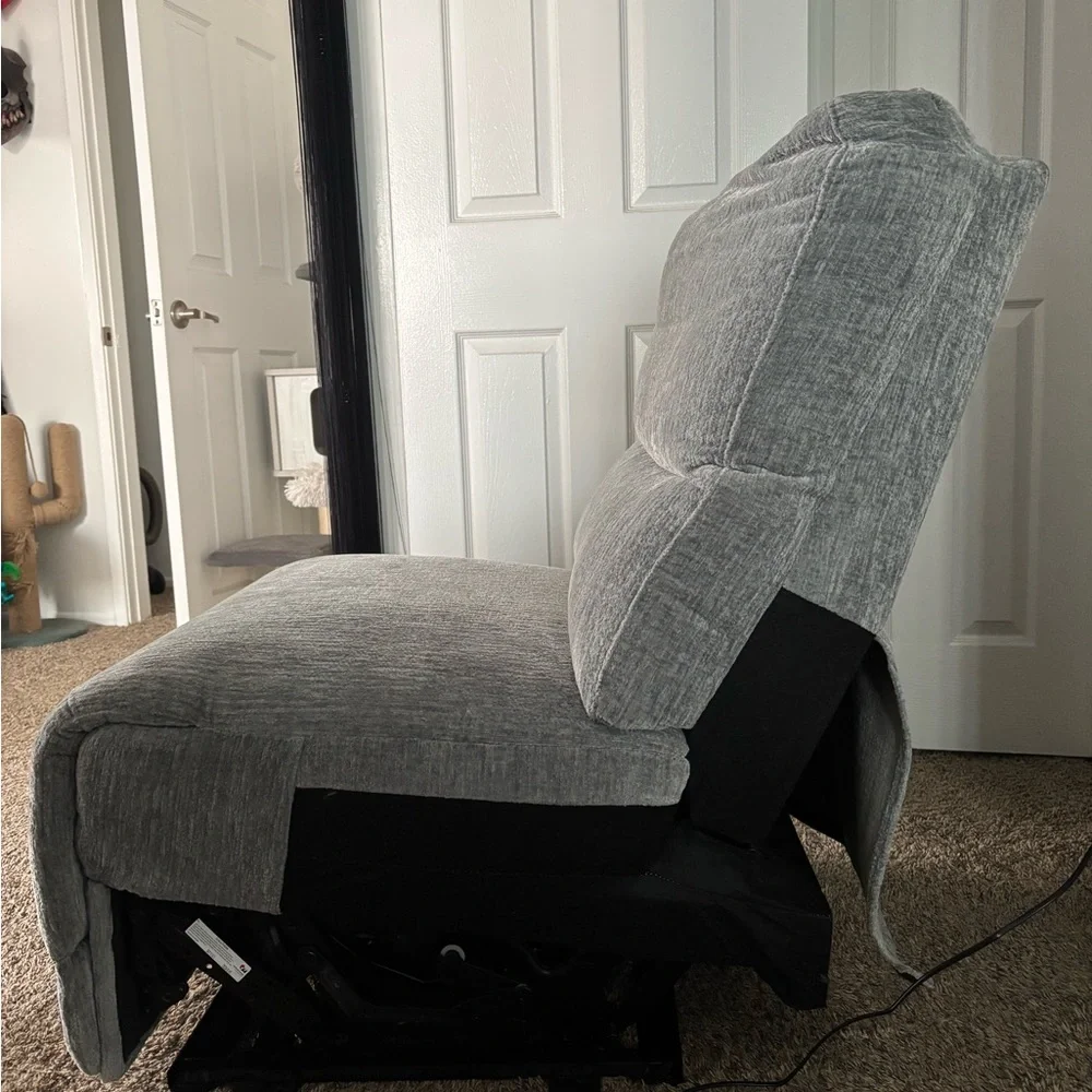 Gray Furniture Cover with Textured Accents